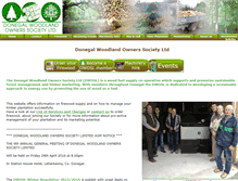 Tablet Screenshot of donegalwoodlandowners.com